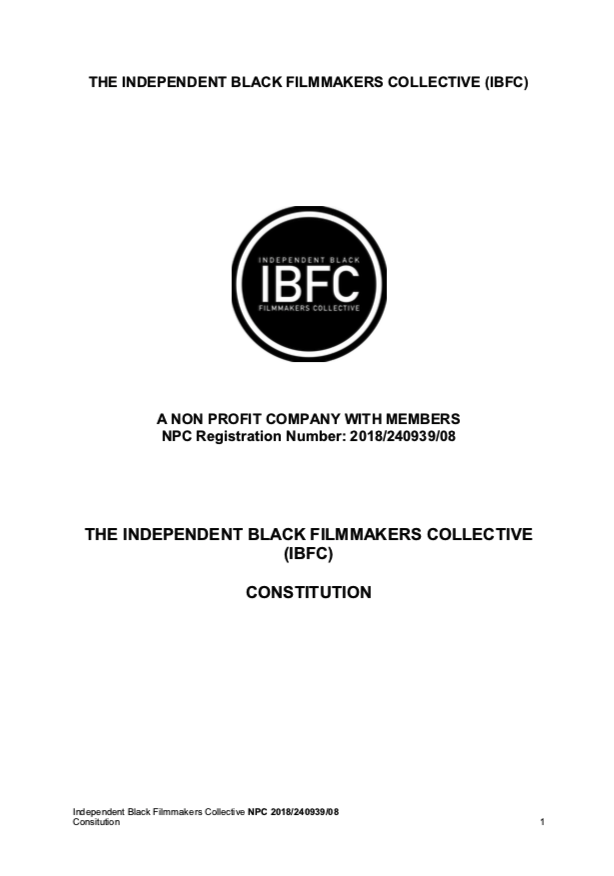 IBFC Constitution